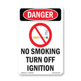 No Smoking Turn Off Ignition