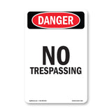 Portrait No Trespassing