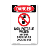 Non-Potable Water Not For Drinking Cooking