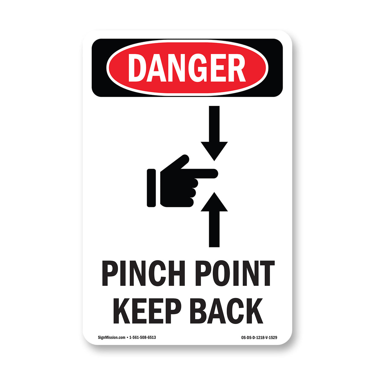 Pinch Point Keep Back