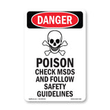 Poison Check MSDS Follow Safety Guidelines