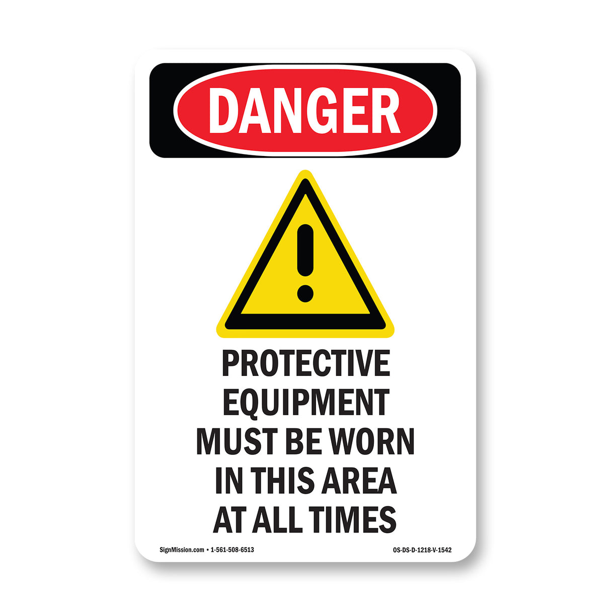 Protective Clothing Required In This Area