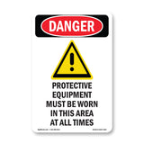 Protective Clothing Required In This Area