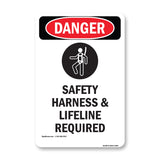 Safety Harness And Lifeline Required