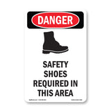 Safety Shoes Required Area Symbol