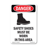 Safety Shoes Must Be Worn In This Area