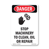 Stop Machinery To Clean  Oil Or Repair