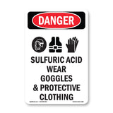 Sulfuric Acid Wear Goggles