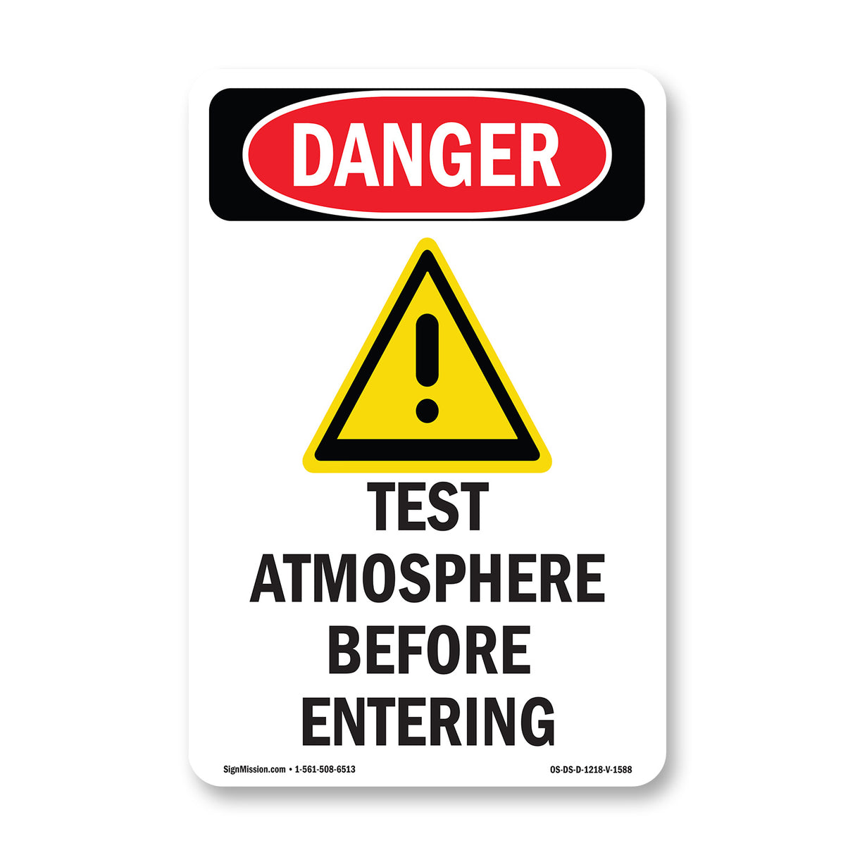 Test Atmosphere Before Entering