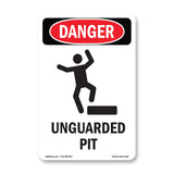 Unguarded Pit