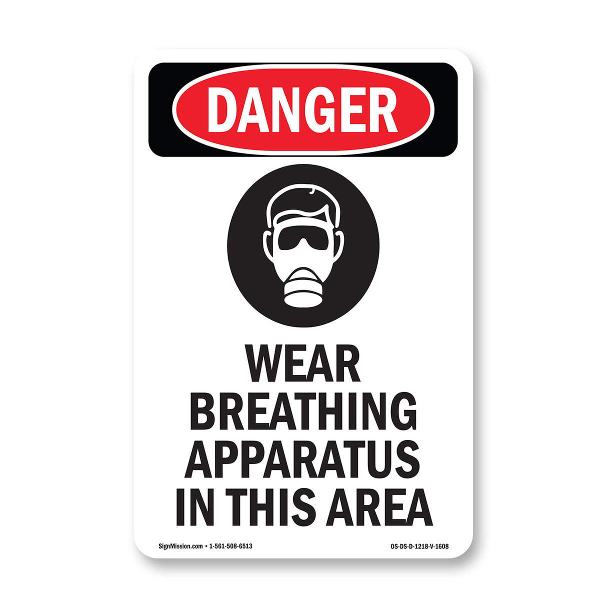 Wear Breathing Apparatus In This Area