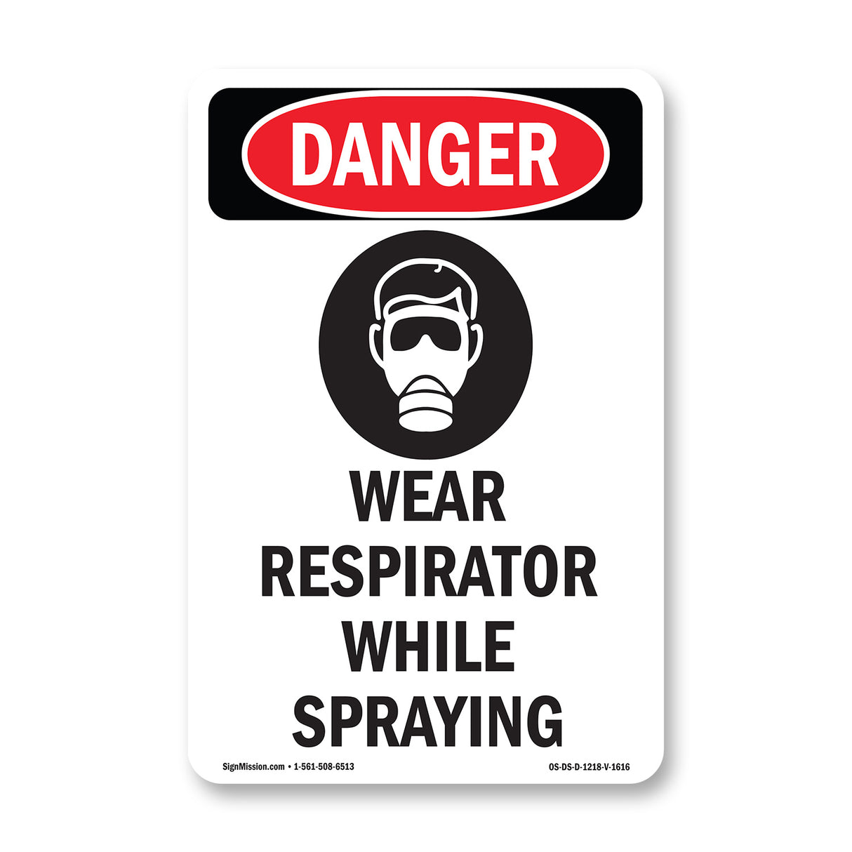 Wear Respirator While Spraying