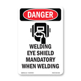 Welding Eye Shield Mandatory When Welding