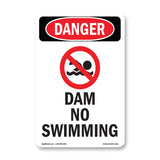 Dam No Swimming