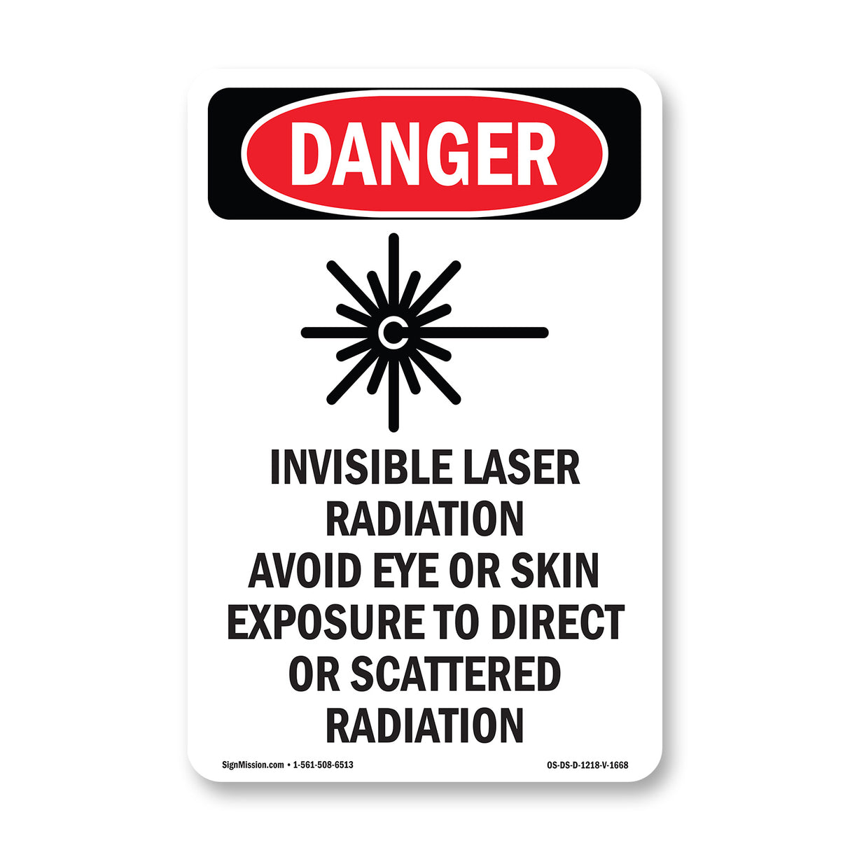 Invisible Laser Radiation Avoid Eye Exposure