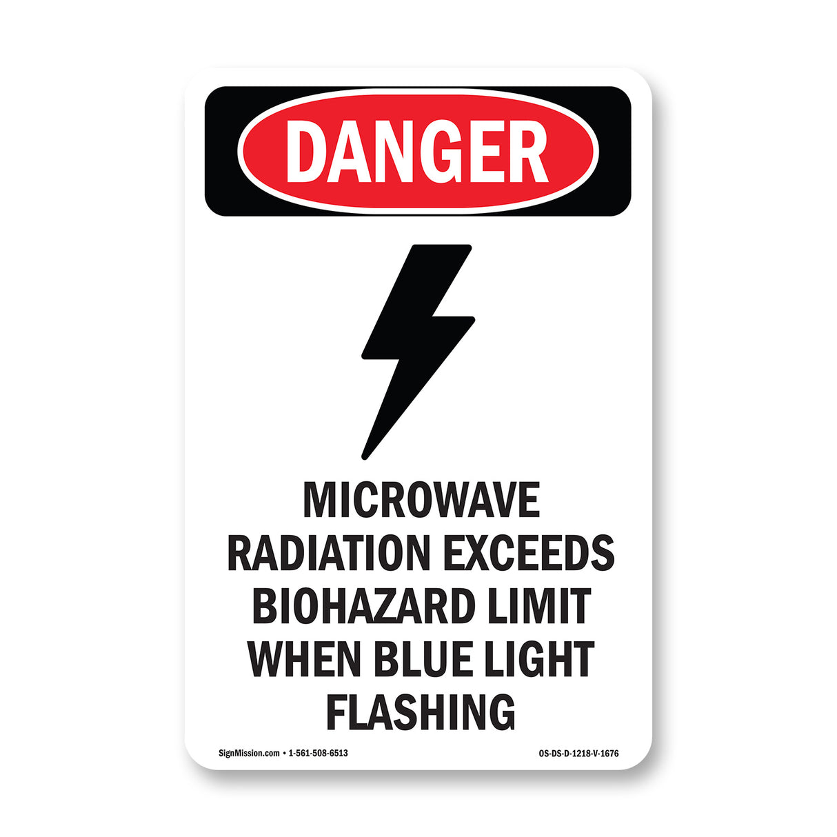 Microwave Radiation Blue Light Flashing