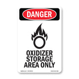 Oxidizer Storage Area Only