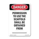 Permission To Use The Scaffold Obtained from