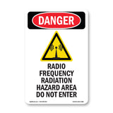Radio Frequency Radiation Hazard Area