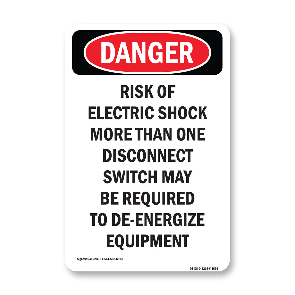 Risk Of Electric Shock More Than One