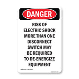 Risk Of Electric Shock More Than One