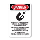 Strong Magnetic Field No Pacemakers