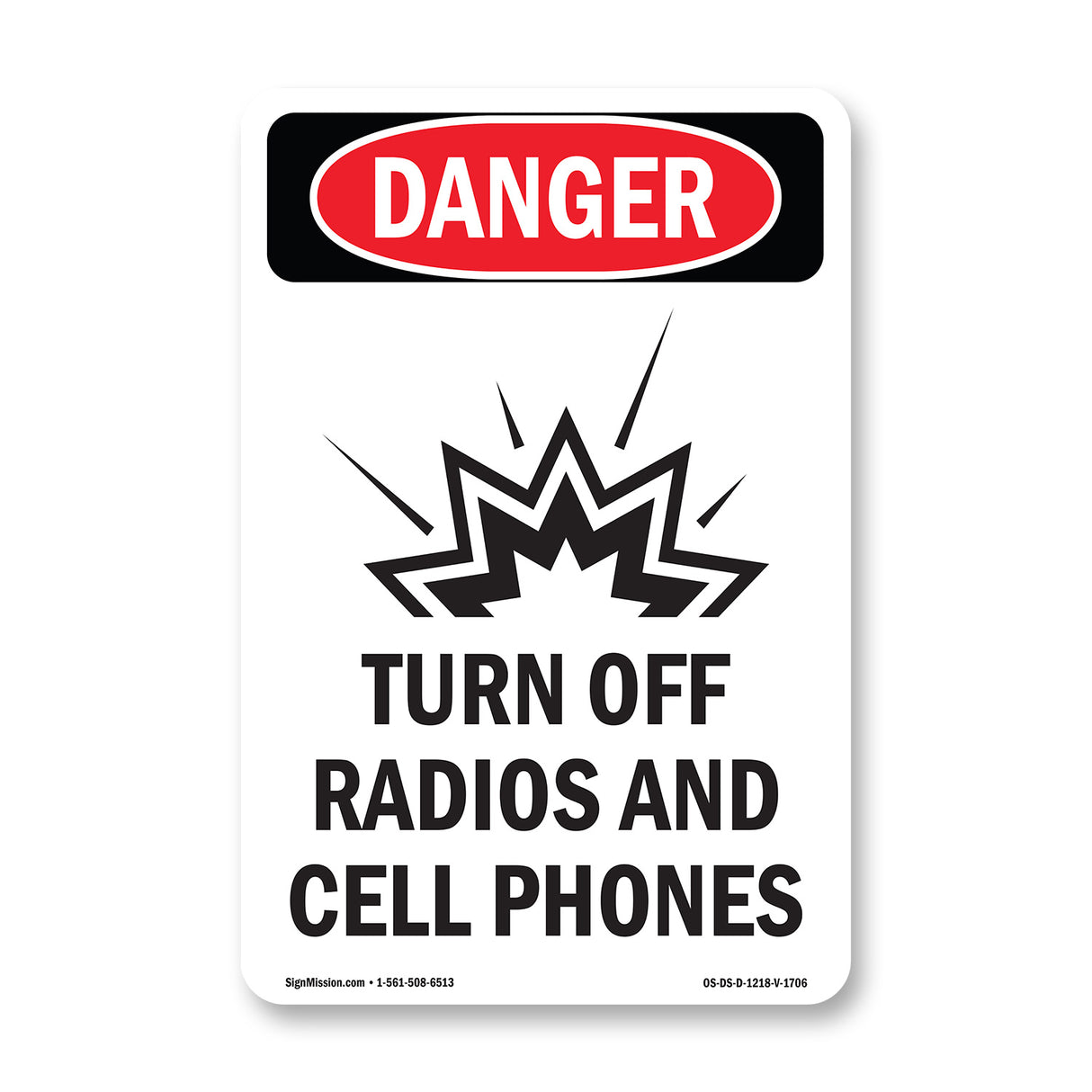 Turn Off Radios And Cell Phones