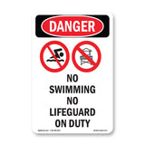 No Swimming No Lifeguard On Duty