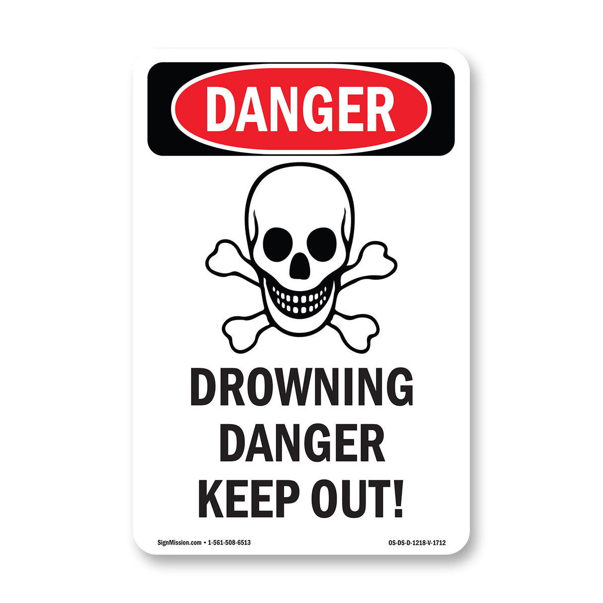 Drowning Danger Keep Out!