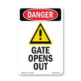 Gate Opens Out