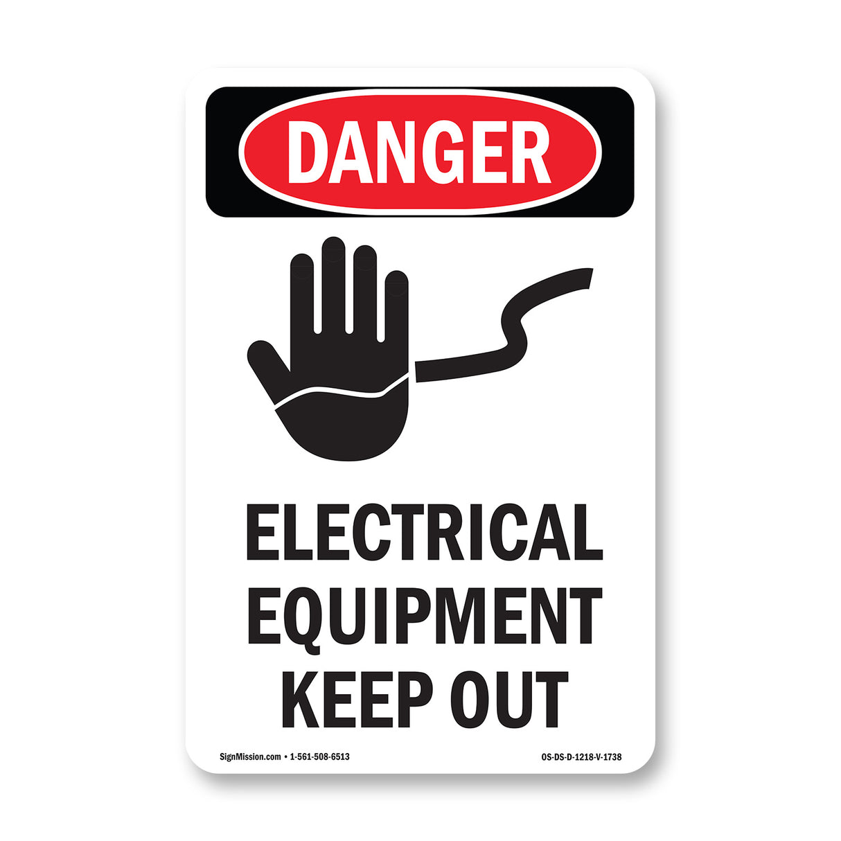 Electrical Equipment Keep Out