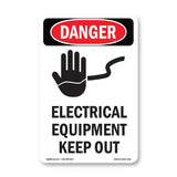 Electrical Equipment Keep Out