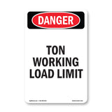 Custom -Ton Working Load Limit