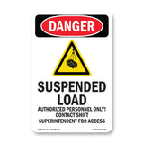 Suspended Load Authorized