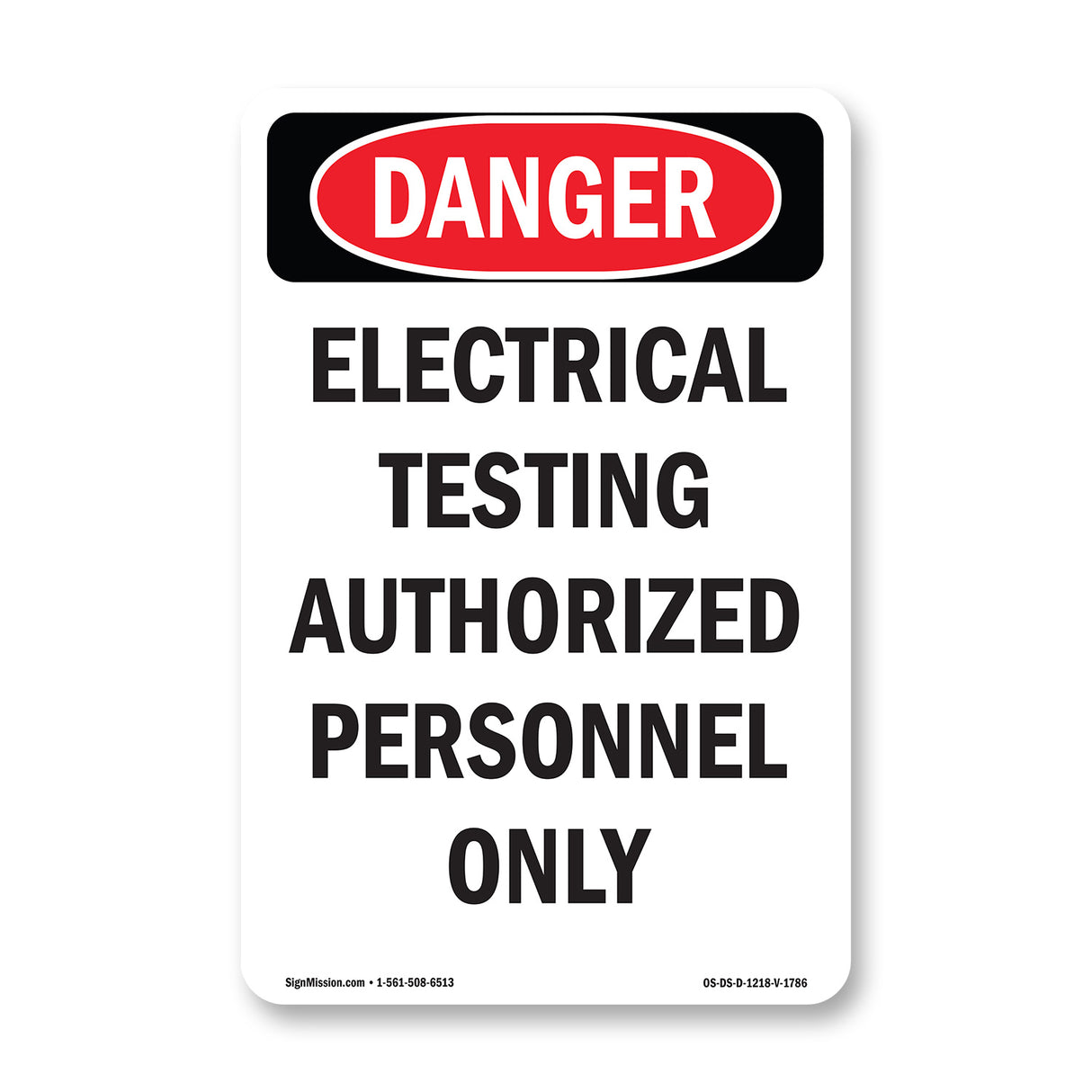 Electrical Testing Authorized Persons Only