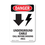 Underground Cable Call Before Digging #811