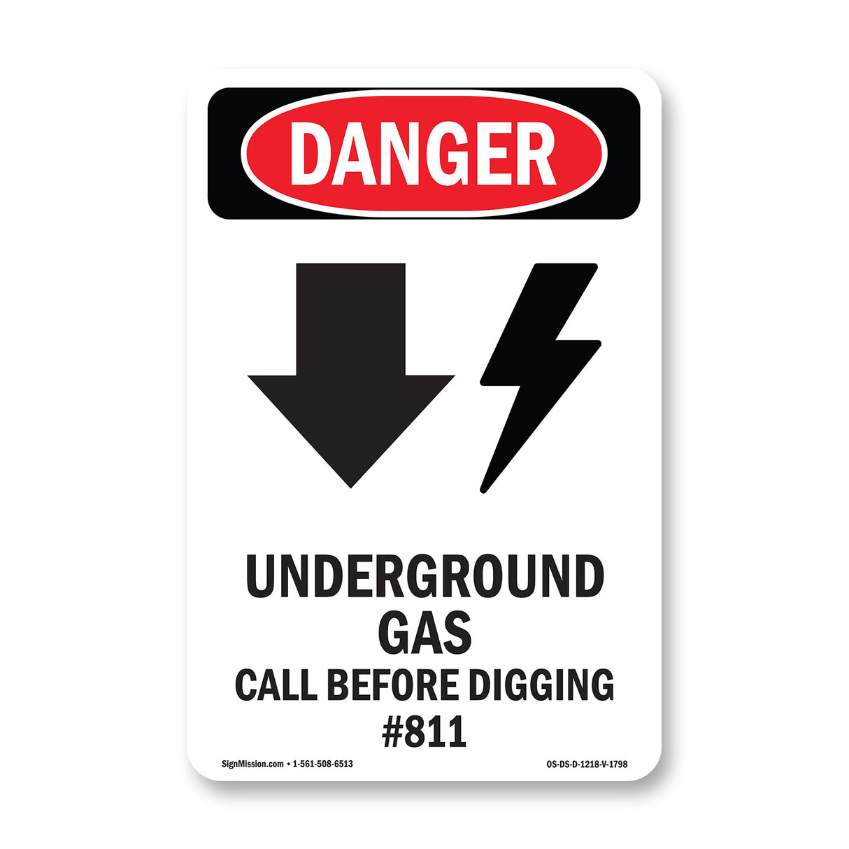 Underground Gas Call Before Digging #811