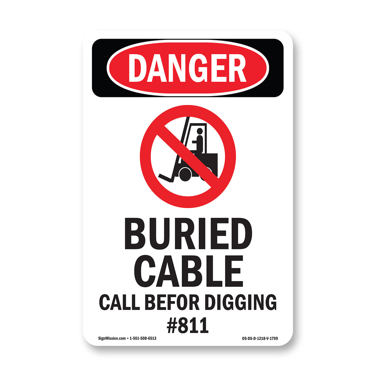 Buried Cable Call Before Digging #811