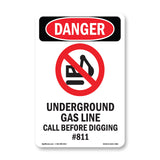Underground Gas Line Call #811