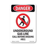 Underground Gas Line Call #811