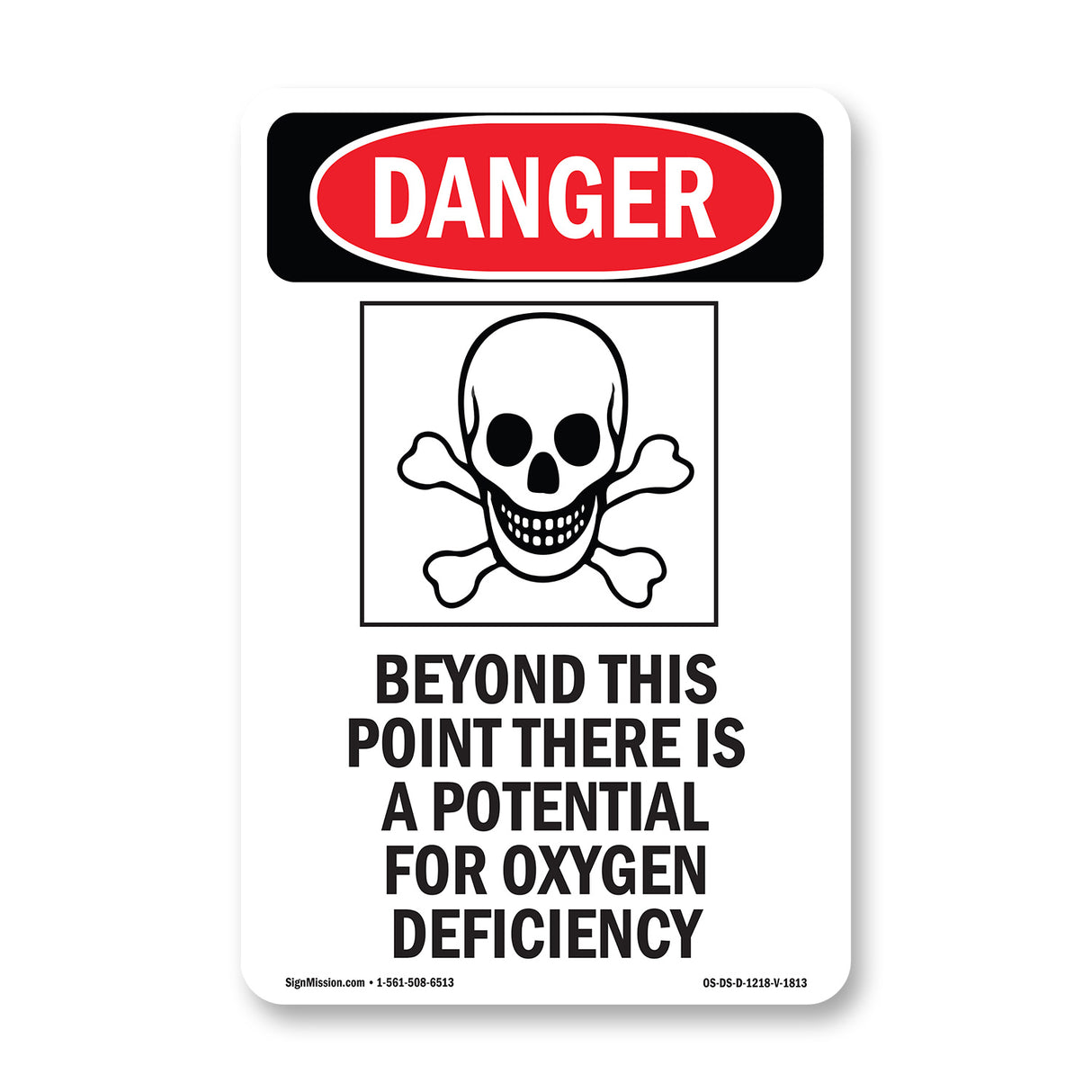 Oxygen Deficiency Beyond This Point