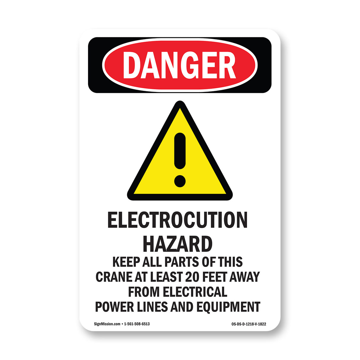 Electrocution Hazard Crane