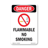 Flammable No Smoking