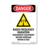 Radio Frequency Radiation Disconnect