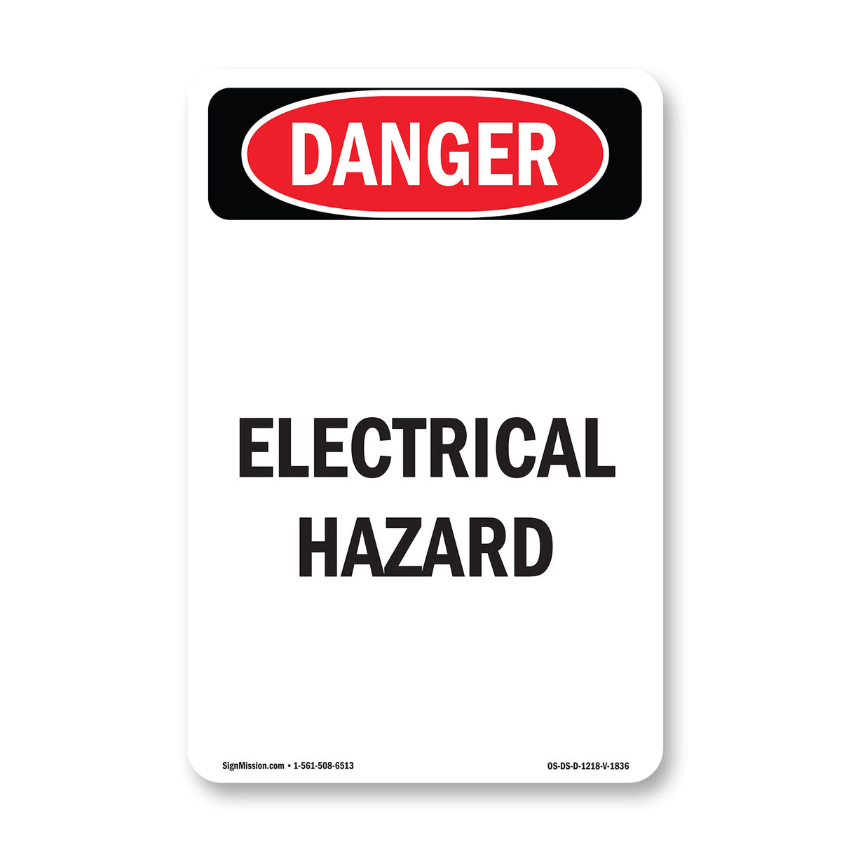 Portrait Electrical Hazard