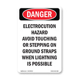 Electrocution Hazard Avoid Touching