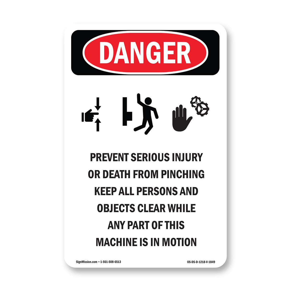 Prevent Serious Injury Pinching