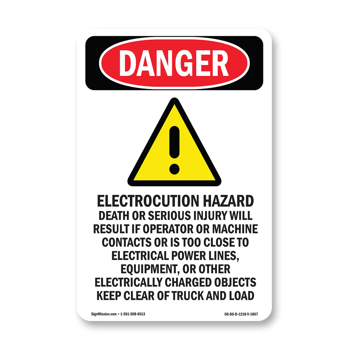 Electrocution Hazard Crane