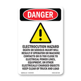 Electrocution Hazard Crane