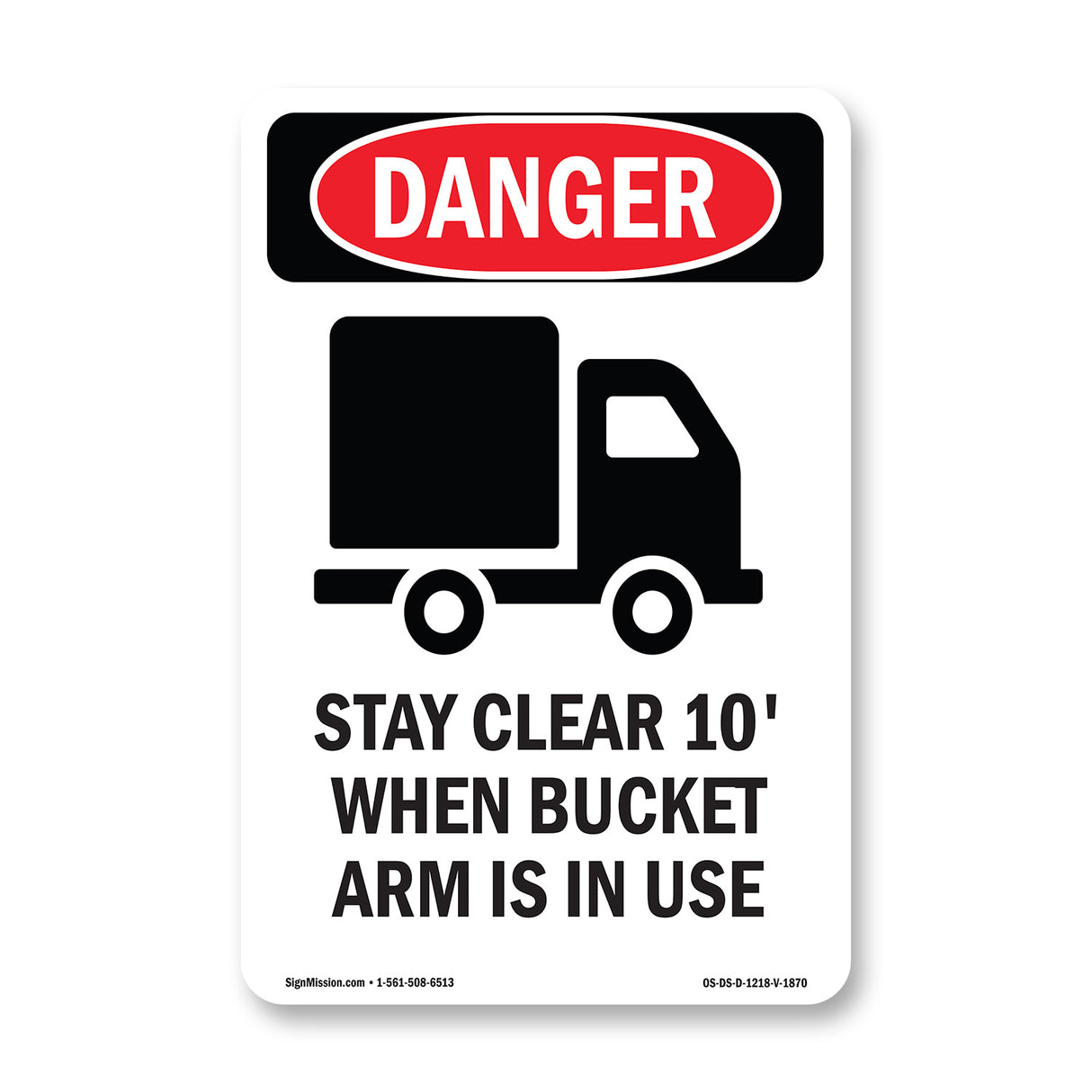 Stay Clear 10' Bucket In Use